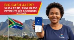 Check Your SASSA September 2025 Grants: R2,315, R560, R1,250 Payments
