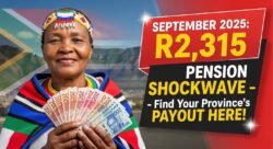 September 2025 Pension Grant R2,315 – Full Provincial Breakdown From SASSA