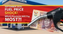 South Africa September 2025 Fuel Costs โ Provinces Reveal the Biggest Hikes for Drivers