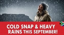 South Africa Weekend Forecast: Cold Front + Heavy Rain September