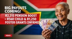 South Africans Set to Receive SASSA September 2025 Grants โ R2,315 Pension, R560 Child Support, R1,250 Foster Grant Confirmed